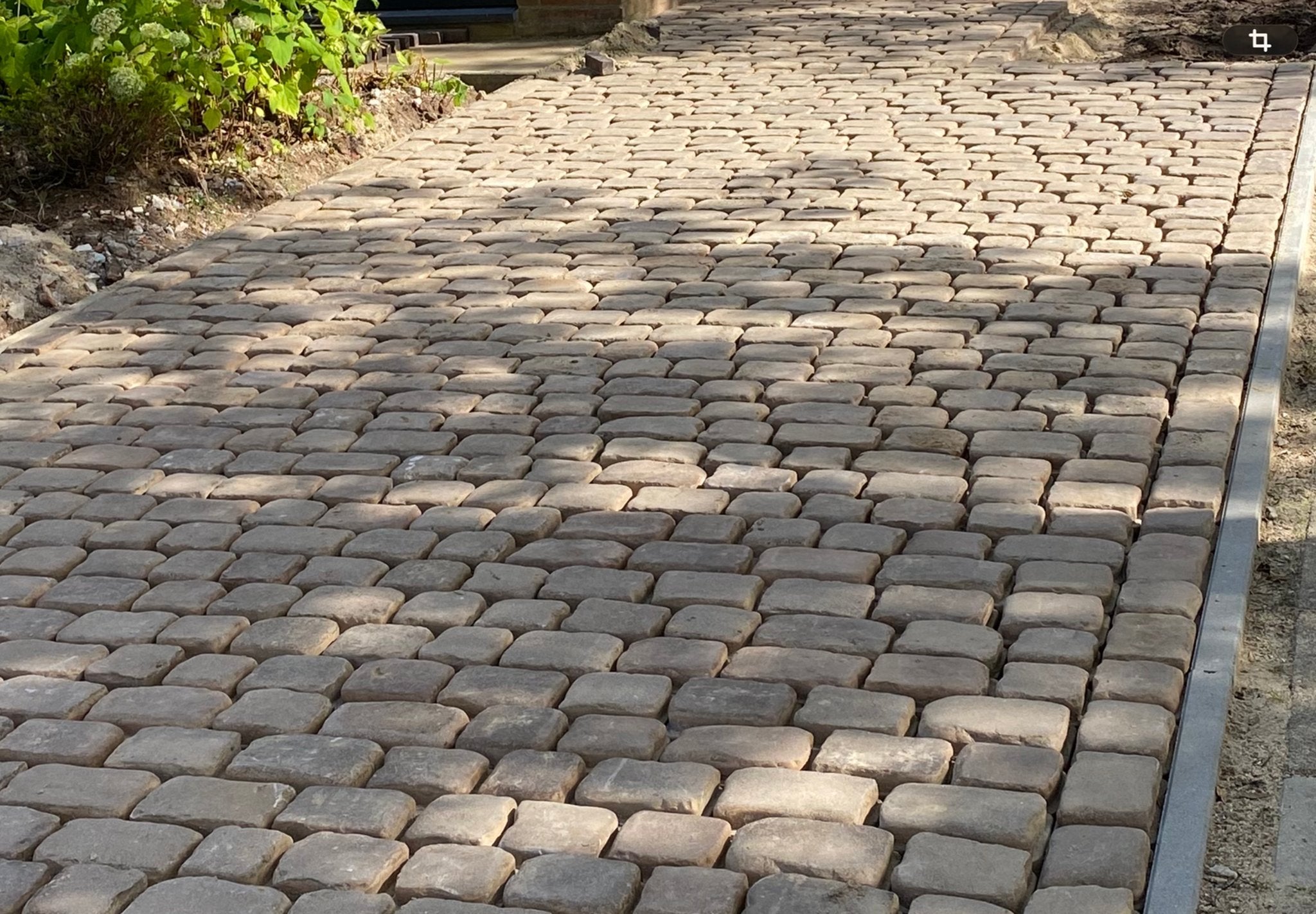 Courtstones - Ruim 9 m2 diverse afmetingen, Ophalen, Gebruikt, Klinkers, 5 tot 10 m²