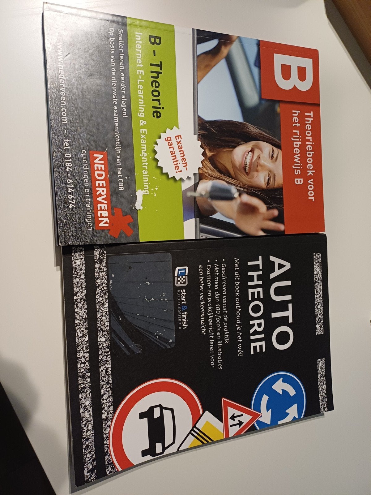 Theorieboek rijbewijs B + Internet e-learning, Ophalen of Verzenden, Zo goed als nieuw, Overige niveaus, Nederveen, Start & Finish