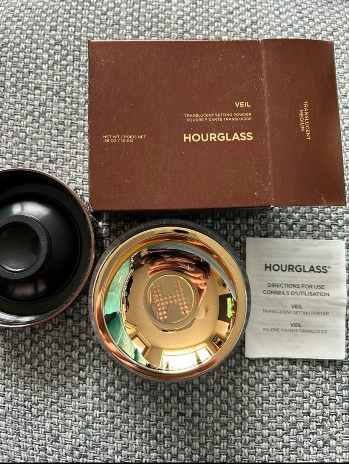 Hourglass Veil Translucent Medium Setting Powder- Nieuw!, Gehele gezicht, Beige, Nieuw, Ophalen of Verzenden
