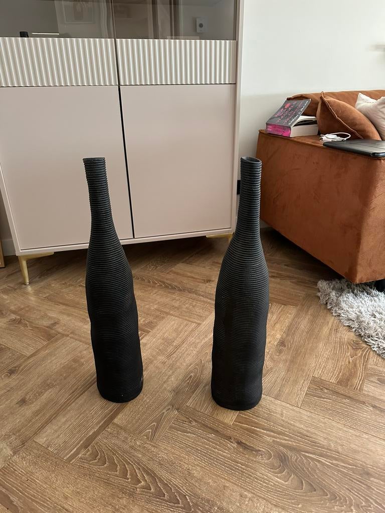 Vaas intratuin, Ophalen, Zo goed als nieuw, Zwart, 75 cm of meer