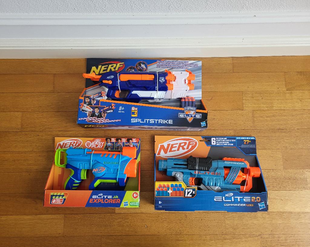 Nieuw! 3x Nerf speelgoedpistool, Ophalen of Verzenden, Nieuw
