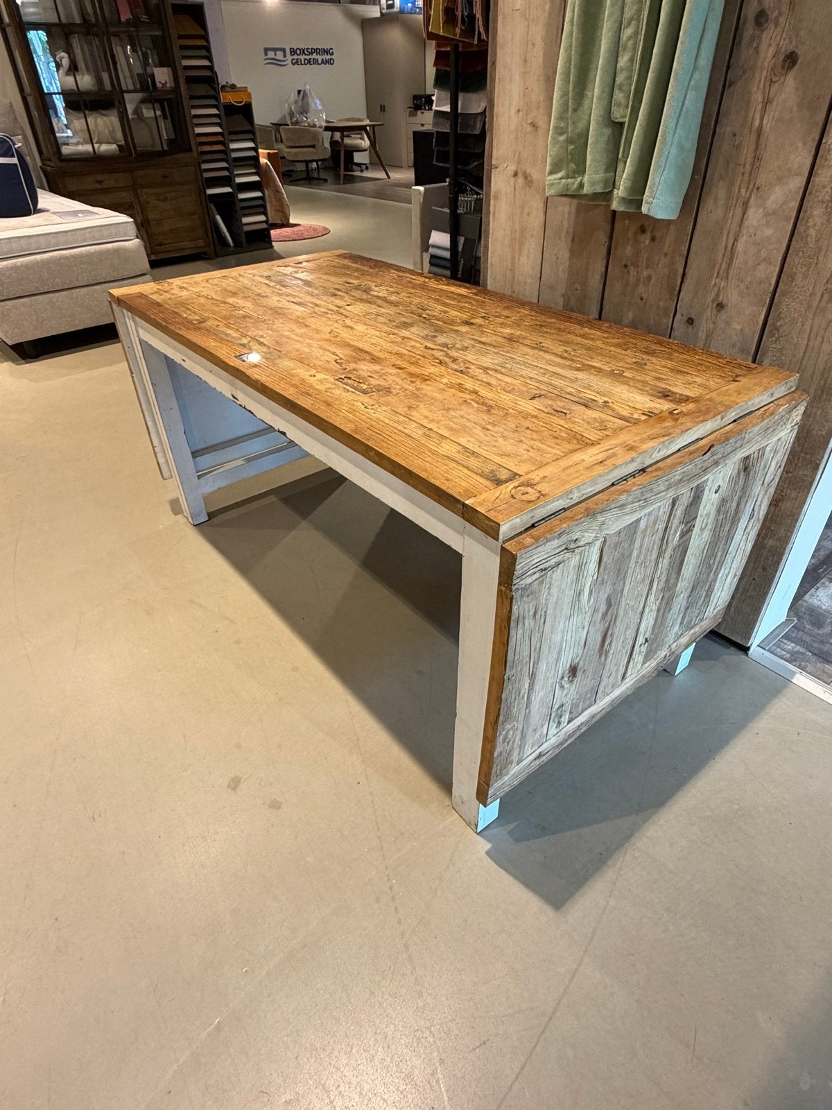 Riviera Maison Eettafel - Robuust Teakhout, Huis en Inrichting, Tafels | Eettafels, Gebruikt, 50 tot 100 cm, 150 tot 200 cm, Vijf personen of meer