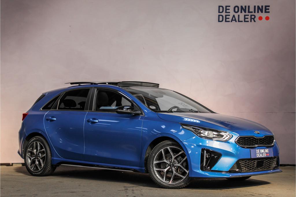 Kia Ceed 1.0 T-GDi GT-Line |Pano|LED|Camera (bj 2020), Voorwielaandrijving, Gebruikt, Euro 6, Blauw