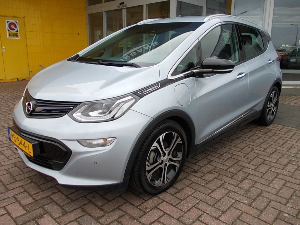 Opel Ampera-E NAVI, CR.CONTROL, LEER, STOELVERW., STUURVERW, Auto's, Opel, USB, Blauw, 204 pk, 555 min