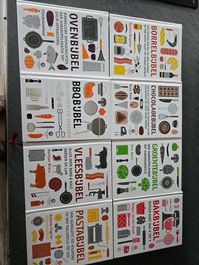 Kookbijbels, Boeken, Ophalen