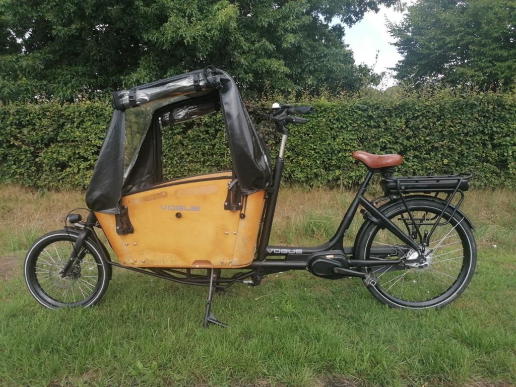 Elektrische vogue carry 2 bakfiets, Ophalen, Zo goed als nieuw, 4 kinderen of meer