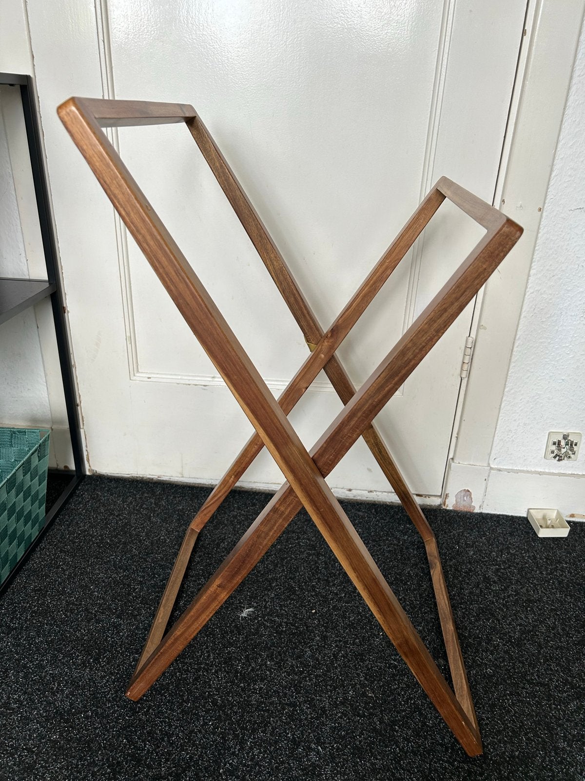 Houten handdoekenrek Zara Home / acacia wood towel rack, Ophalen, Zo goed als nieuw, Hout