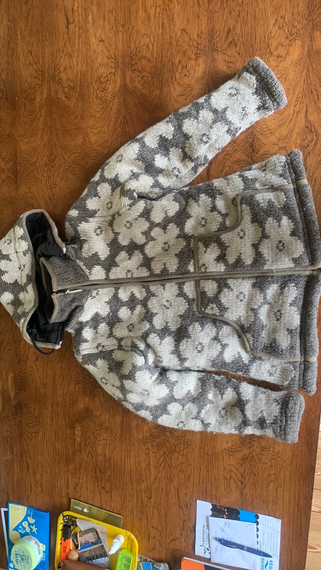 Damesvest merk d’pure wool maat m, Ophalen, Zo goed als nieuw, Grijs