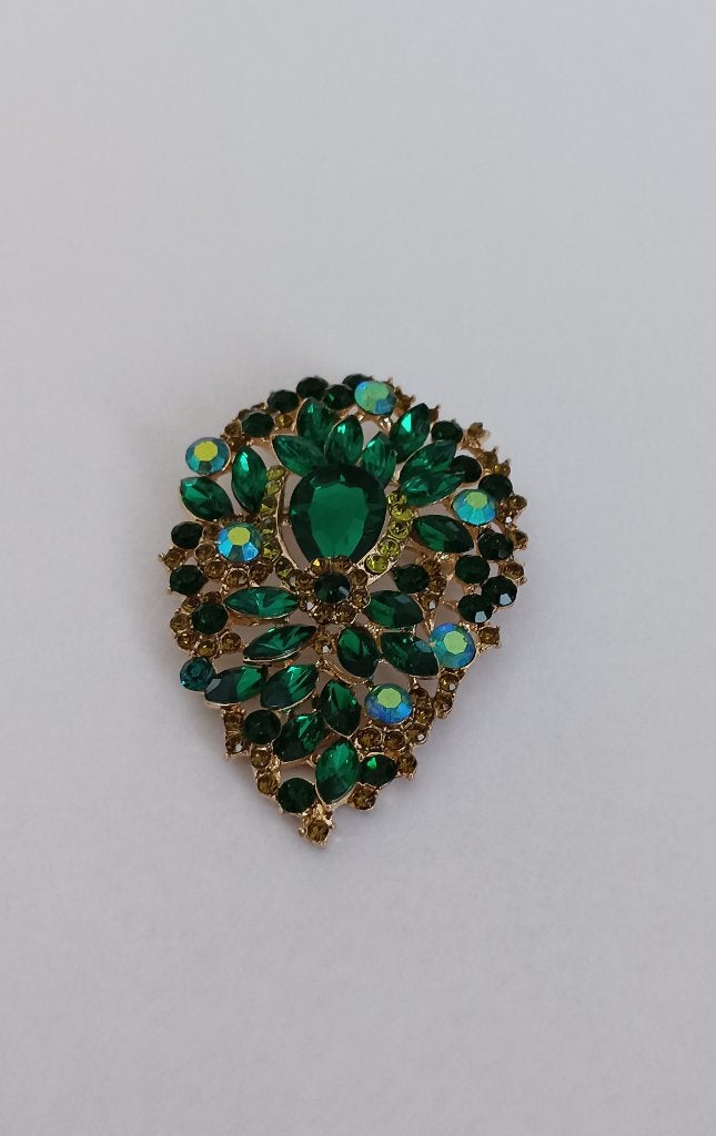 Bloem broche, Sieraden, Tassen en Uiterlijk, Broches, Overige materialen, 4 tot 7 cm, Overige kleuren, Nieuw