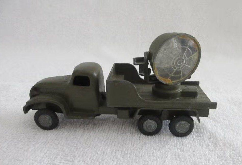 France Jouet (FJ) GMC militaire vrachtwagen uit de jaren 60., Ophalen of Verzenden