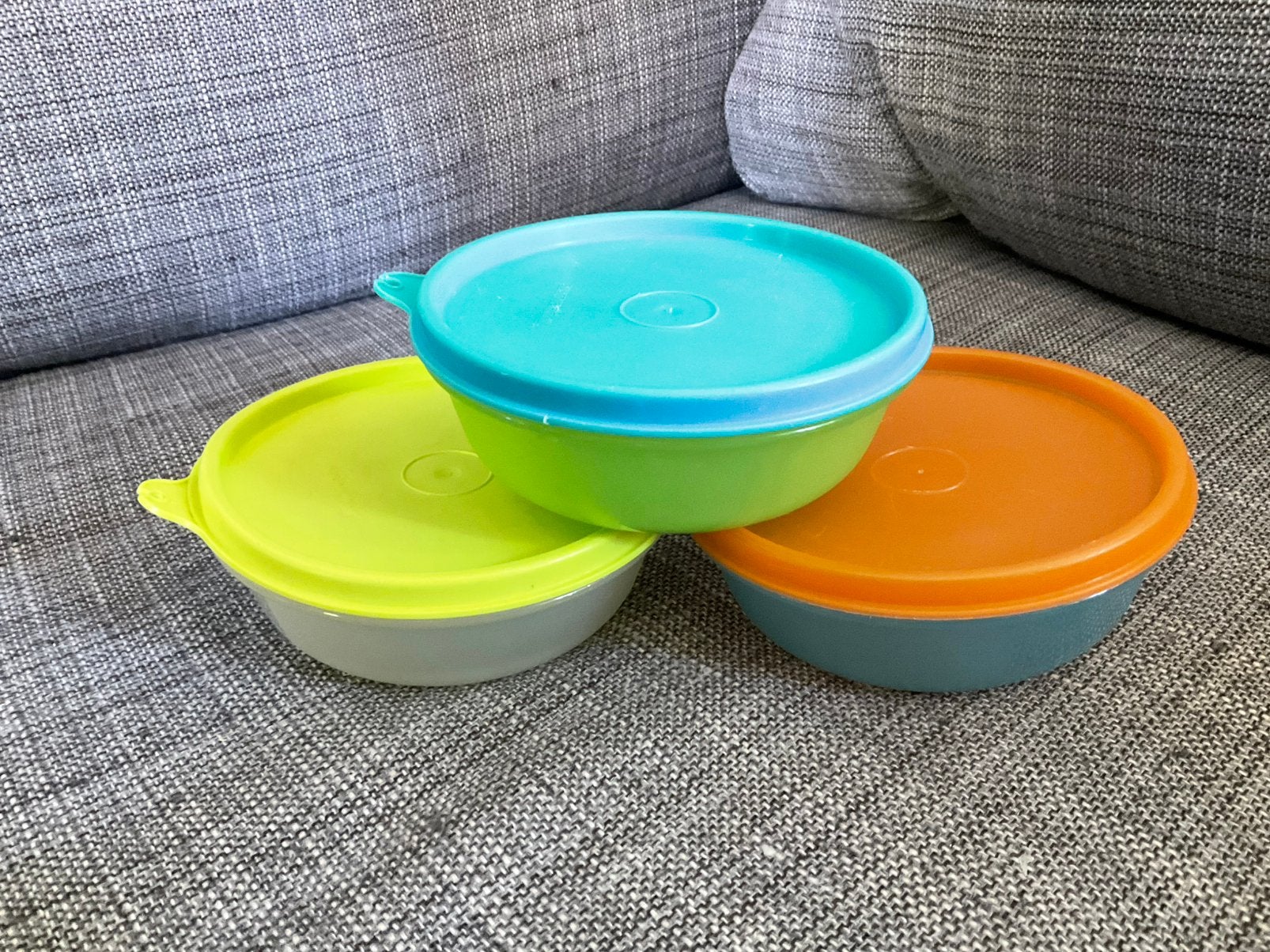 Tupperware ruimteschaaltjes 300 ml (3x), Gebruikt, Overige kleuren, 300 ml, Ophalen of Verzenden