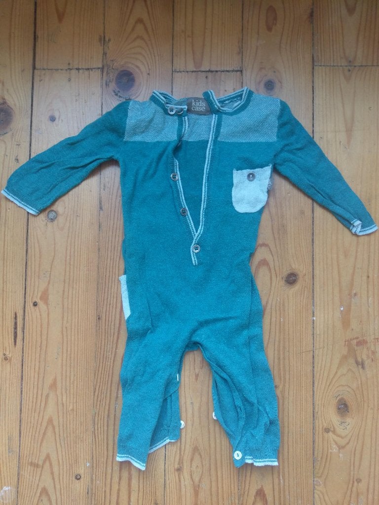 heerlijk gebreid boxpakje Kids Case maat 62 blauw, Jongetje of Meisje, Ophalen of Verzenden, Zo goed als nieuw, Kids Case