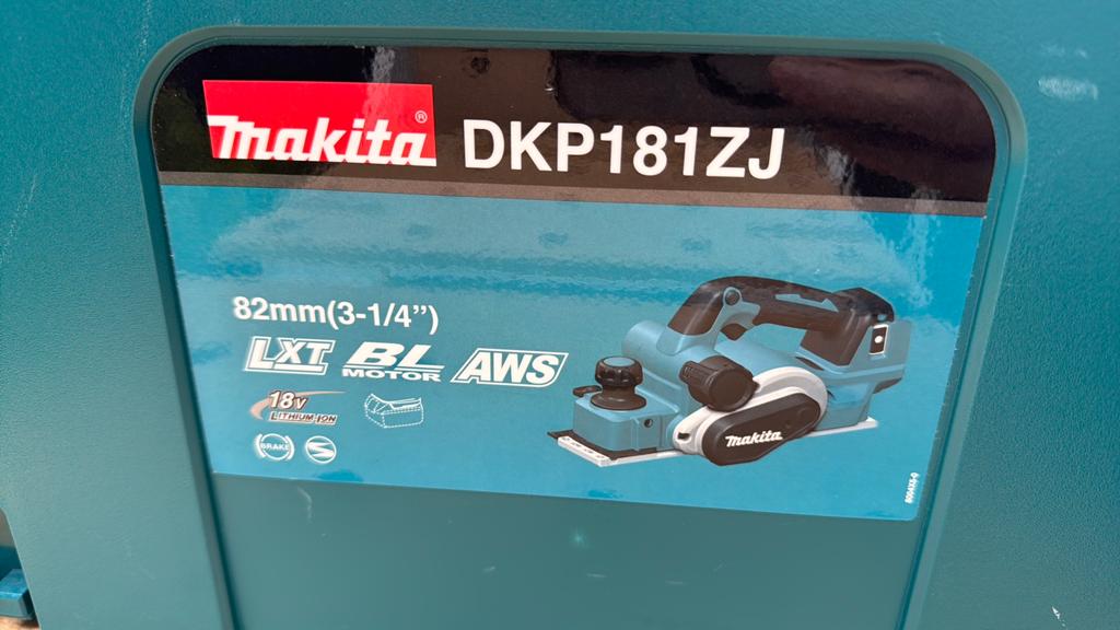 Makita 18V. schaafmachine DKP181ZJ, Ophalen of Verzenden, Gebruikt