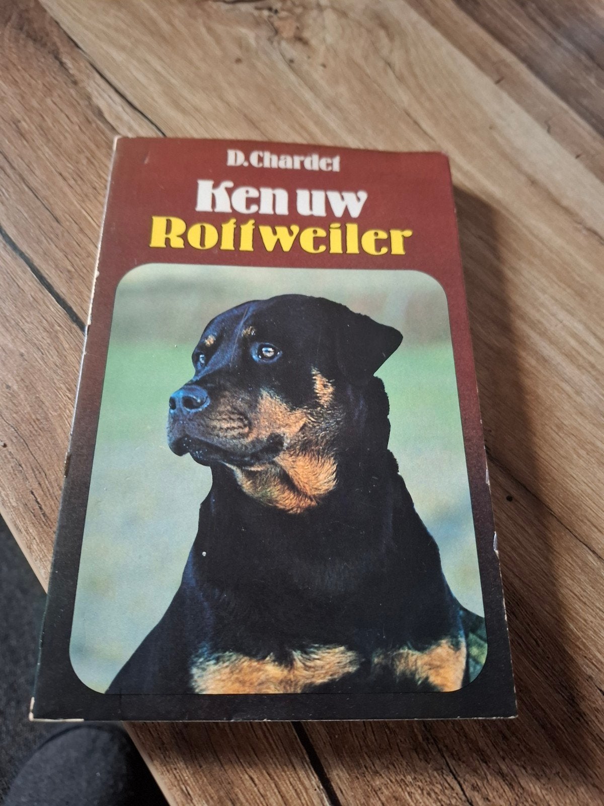 Ken uw Rottweiler - Informatief boek over Rottweilers, Ophalen of Verzenden, Gelezen, Honden, D. Chardel
