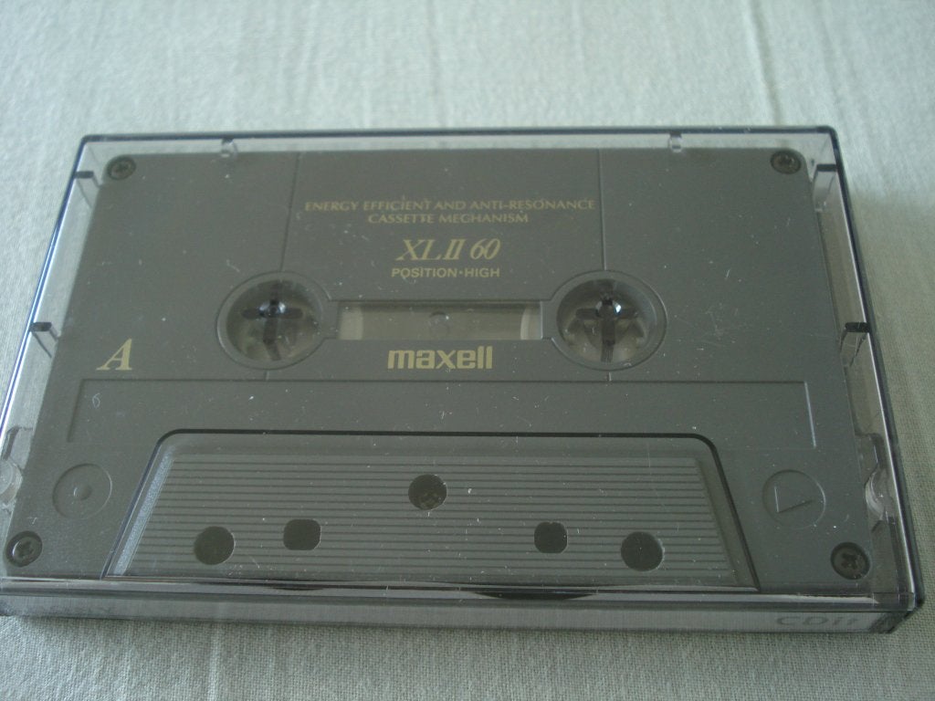 MAXELL  XLII 60 CASSETTE, Gebruikt, Overige genres, 1 bandje, Ophalen of Verzenden