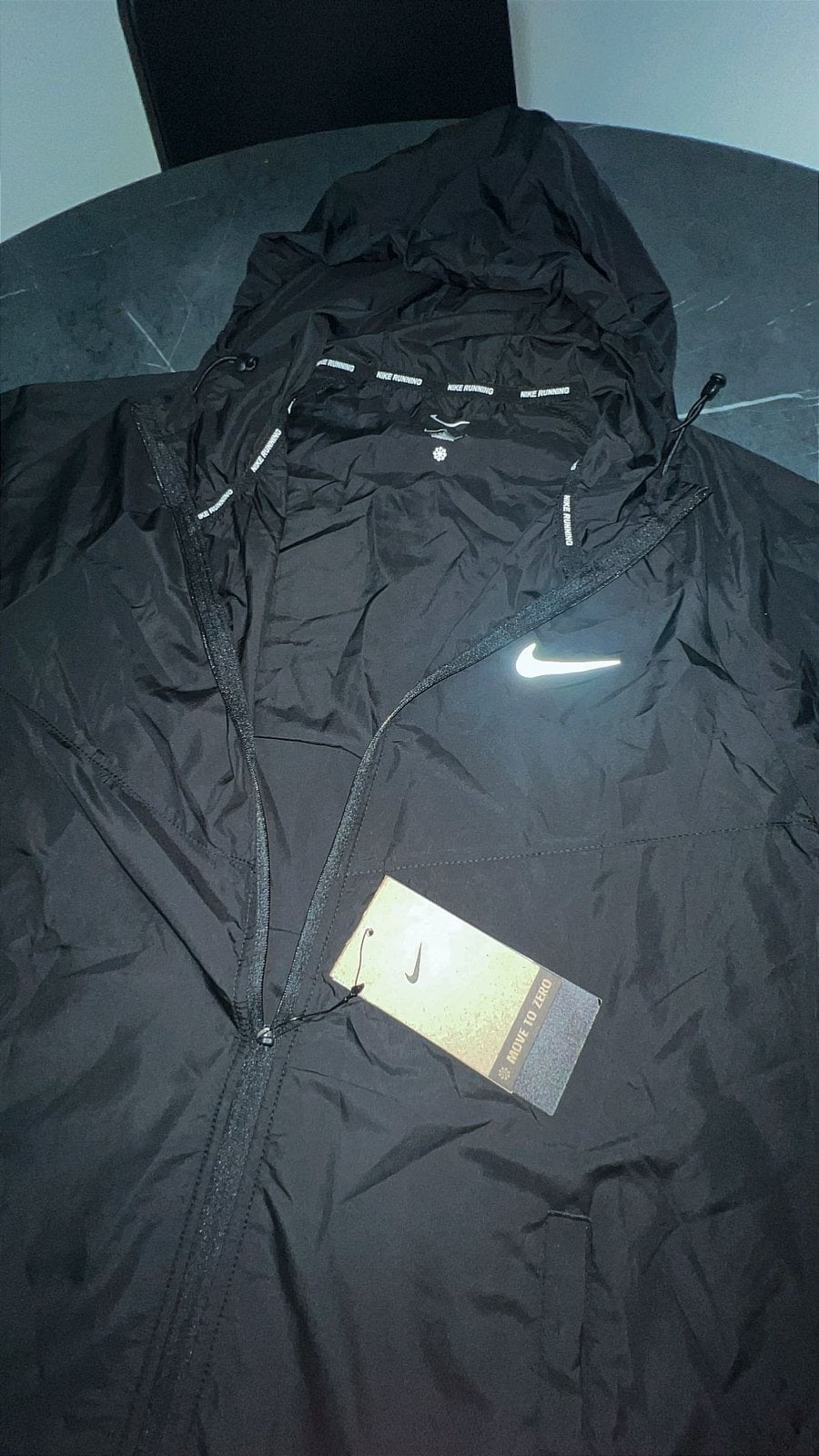 Nike hardloopjack en broek - Nieuw met kaartjes, Zwart, Nieuw, Overige maten, Ophalen of Verzenden