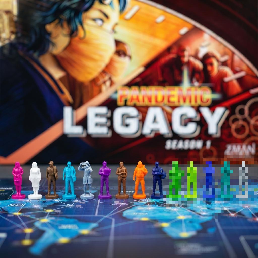 Pandemic Legacy: Season 1 - 15 Realistic Pawns, Hobby en Vrije tijd, Gezelschapsspellen | Bordspellen, Nieuw, Verzenden