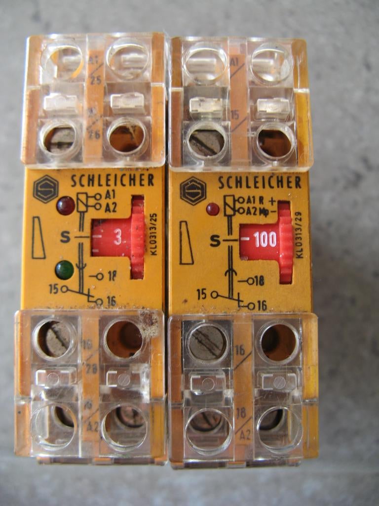 Schleicher tijdrelais (1x) KZT-12, Ophalen of Verzenden, Gebruikt