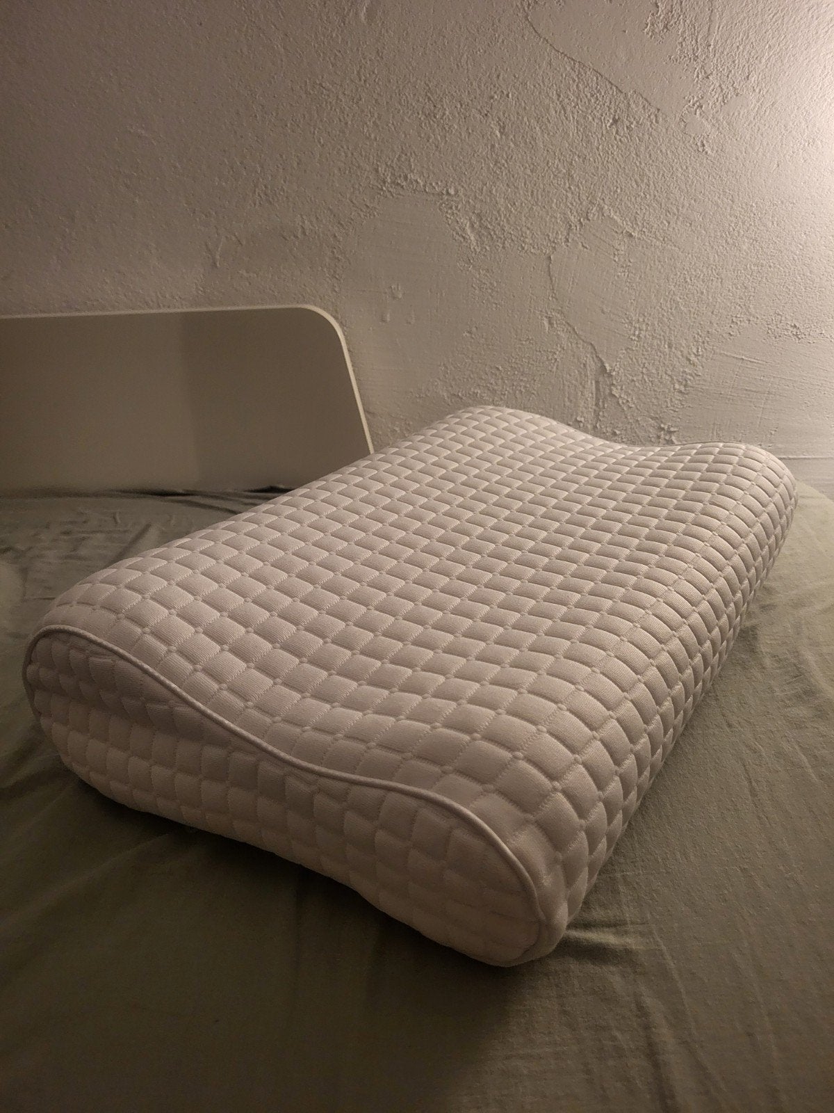 IKEA ROSENSKÄRM ergonomisch kussen, Schuim, Eenpersoons, Wit, Ophalen of Verzenden