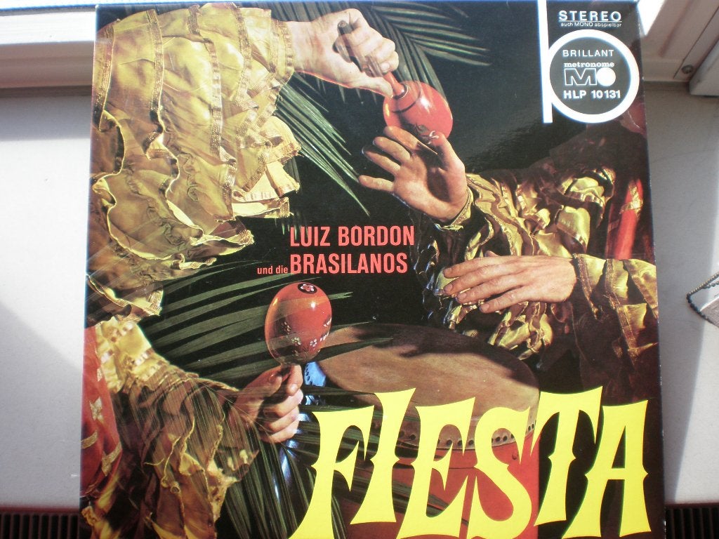 Luis Bordon und die Brasilanos  FIESTA 1967, LP, Gebruikt, Inclusief binnenhoes, Ophalen of Verzenden
