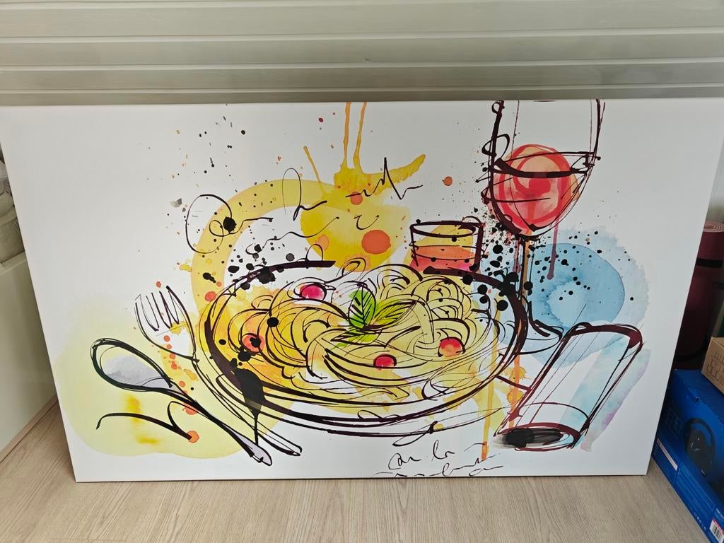 Pasta canvas doek 160 x 100 cm, Ophalen