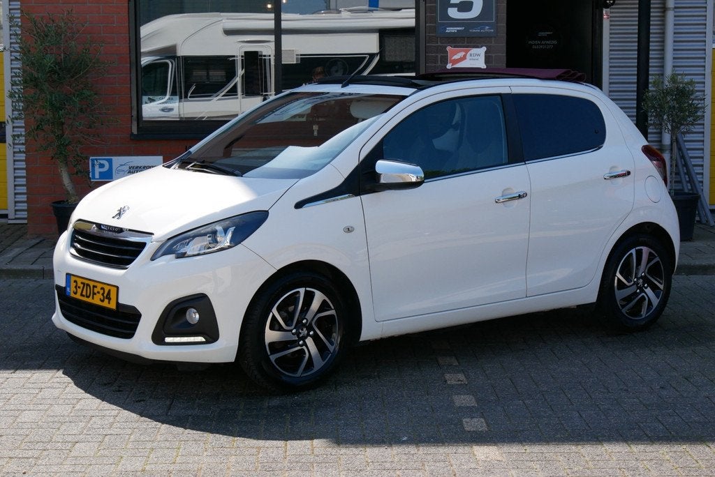 Peugeot 108 1.0 e-VTi Première Top. camera. clima. keyless, Voorwielaandrijving, Euro 5, Stof, Gebruikt