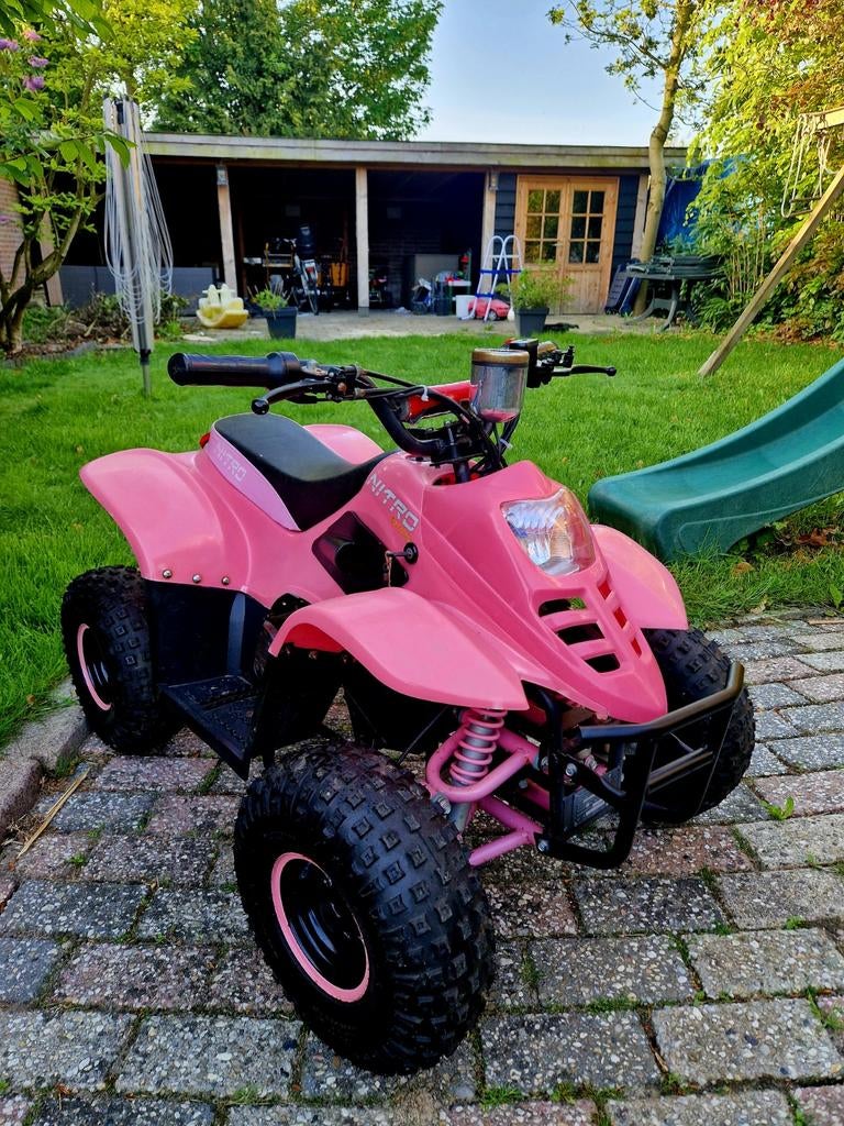 Elektrische kinderquad || nieuwe accu's miniquad Nitro quad, Fietsen en Brommers, Ophalen, Gebruikt, Overige typen, Nitro