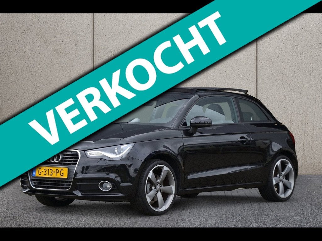 Audi A1 1.4 TFSI Ambition 140PK Automaat | Panoramadak | Sto, Euro 5, Zwart, 4 cilinders, 1095 kg