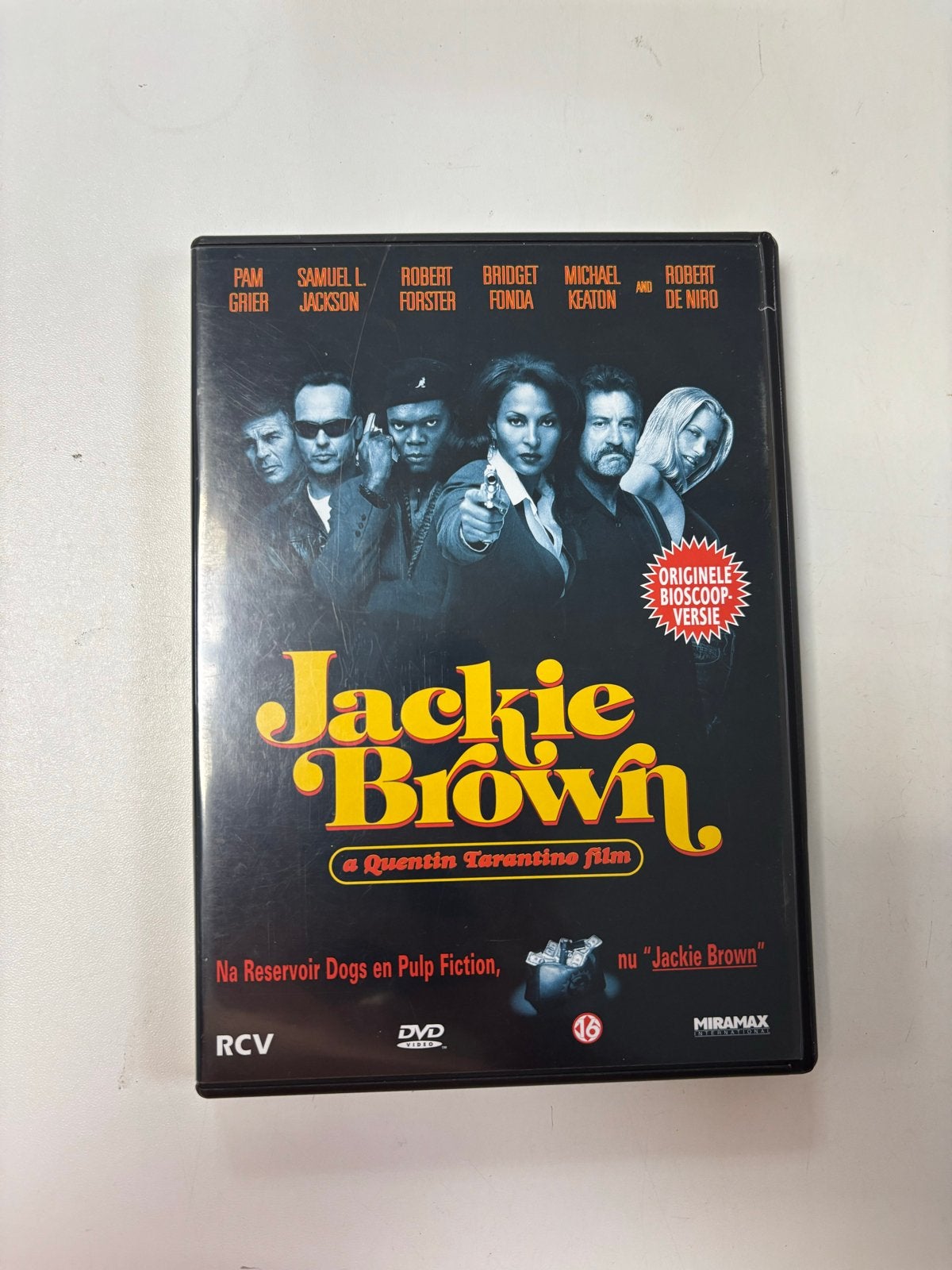 Jackie Brown DVD - Quentin Tarantino, Vanaf 16 jaar, Ophalen of Verzenden, Gebruikt