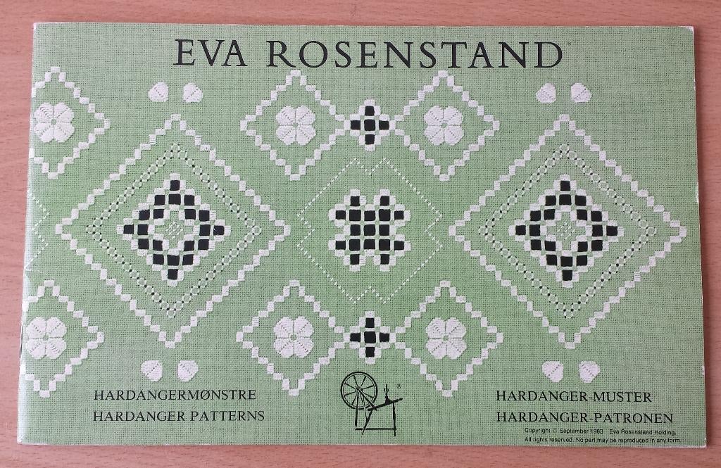 Hardanger Patronen - Eva Rosenstand - 1983, Hobby en Vrije tijd, Patroon, Gebruikt, Ophalen of Verzenden, Handborduren