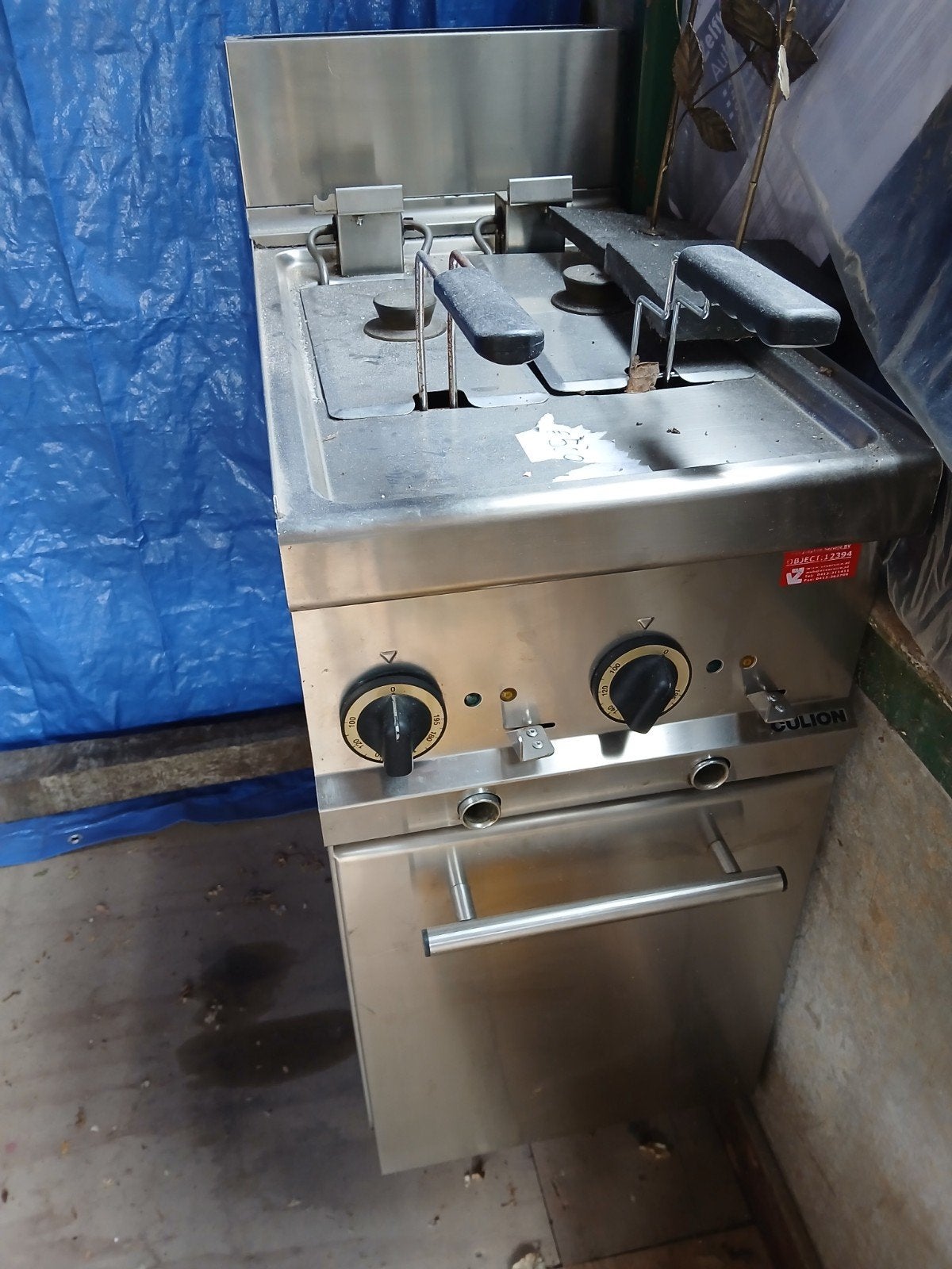 Culion Professionele Frituurpan - Gebruikt, Witgoed en Apparatuur, 4 liter of meer, Ophalen, Gebruikt, Duo-friteuse