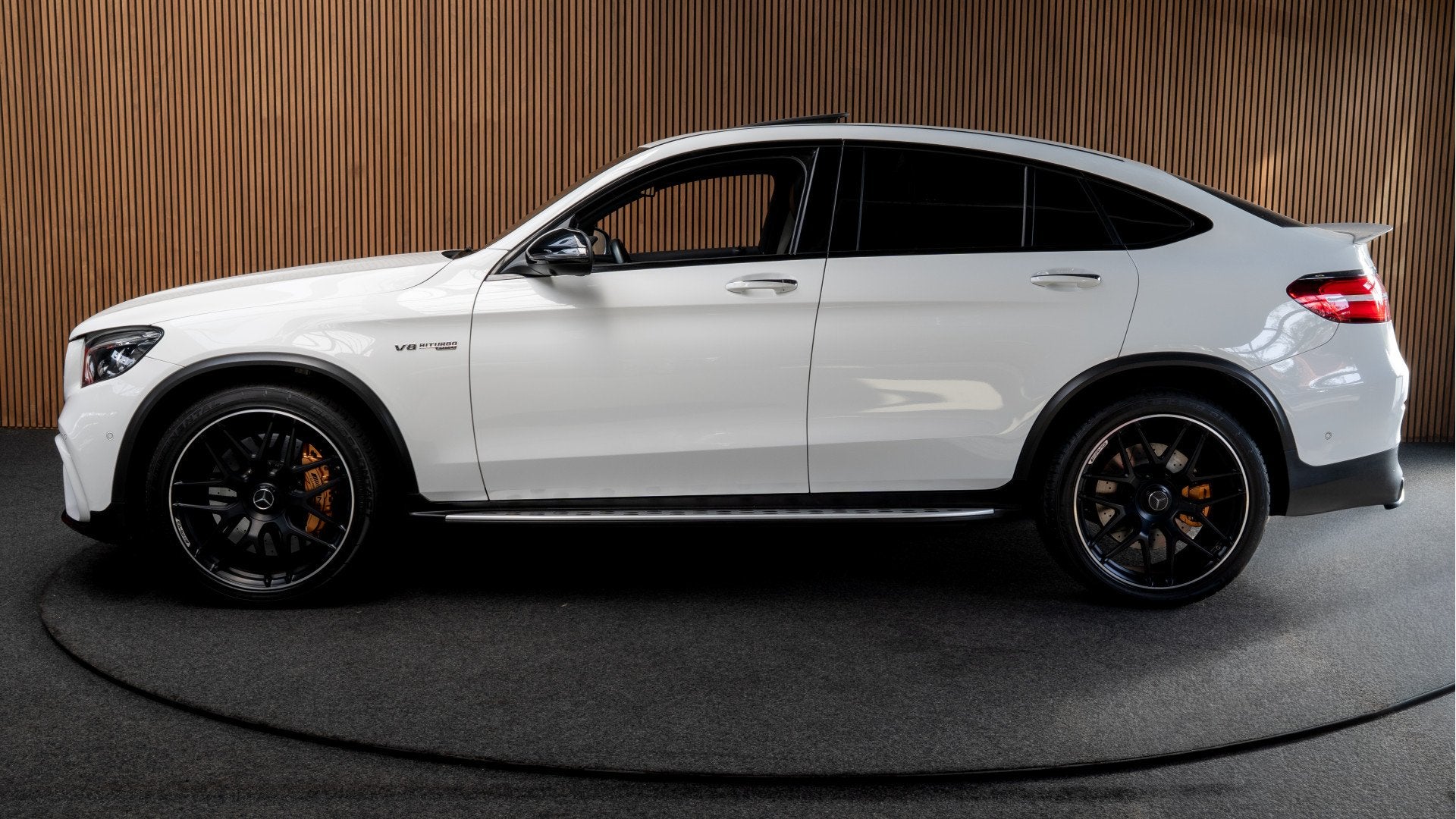 Mercedes-Benz GLC Coupé AMG 63 S 4M+ Ceramic Burmester 360, Auto's, Automaat, Dealer onderhouden, Gebruikt, 510 pk