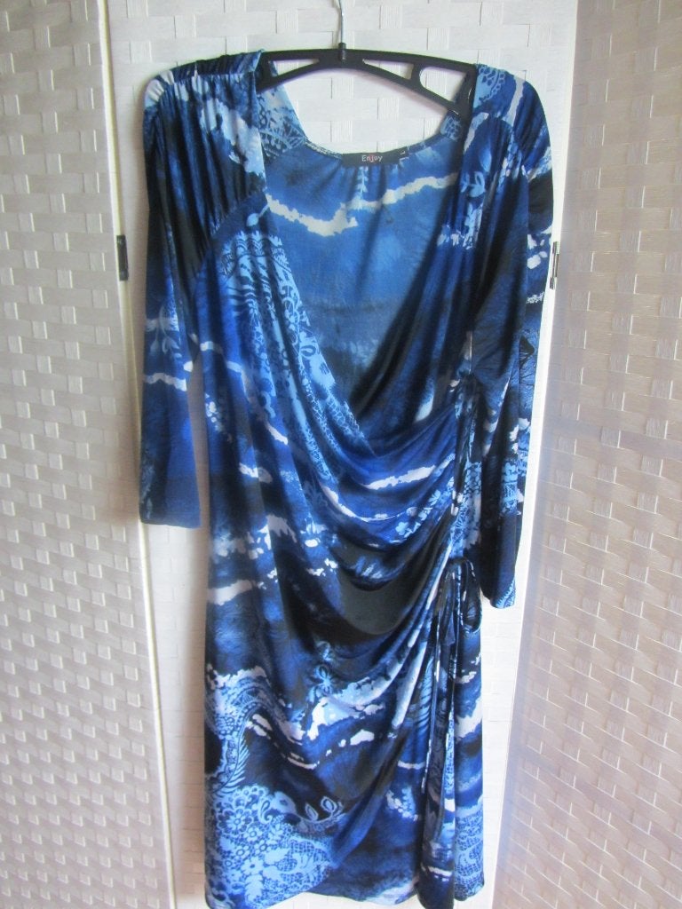 Nieuwe jurk Enjoy/Miss Etam/Ademloos Maat L, Blauw, Maat 42/44 (L), Enjoy, Nieuw