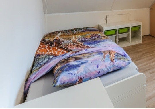Eenpersoonsbed met 2 lades 90x220, Huis en Inrichting, Ophalen, 90 cm, Eenpersoons, Wit
