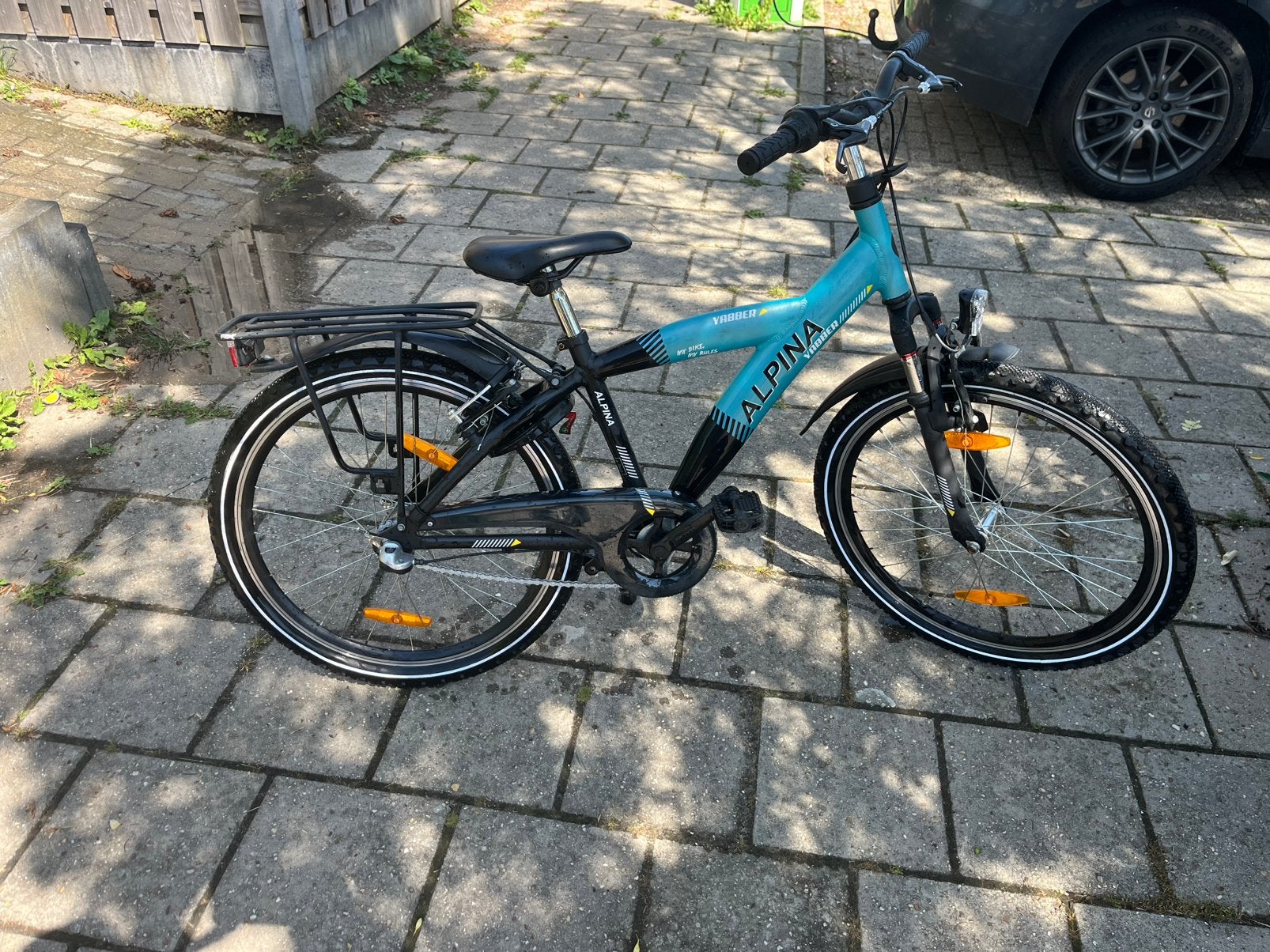 Alpina Yabber Groen/Zwart 24 Inch, Ophalen, 24 inch, Velgrem, Versnellingen