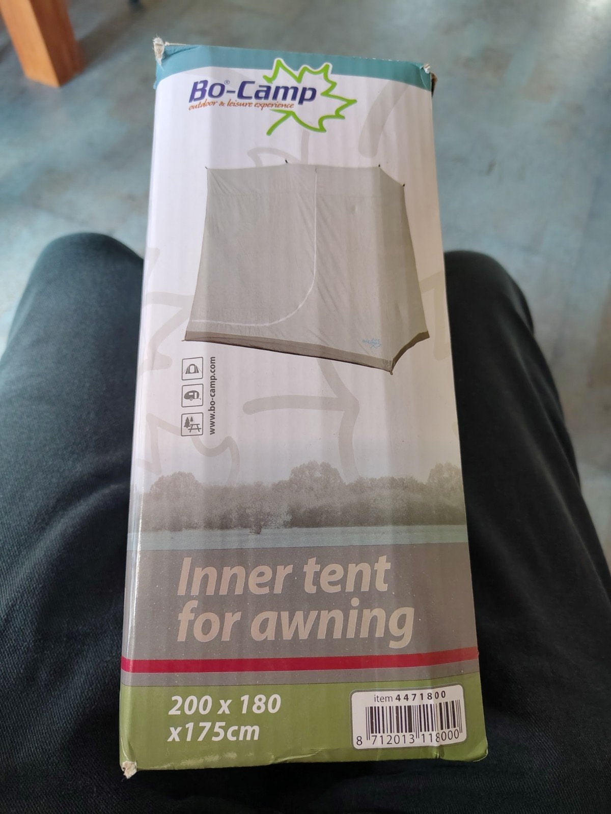 Binnentent voor voortent 200x180x175cm, Bocamp, Caravans en Kamperen, Tentaccessoires, Ophalen, Nieuw