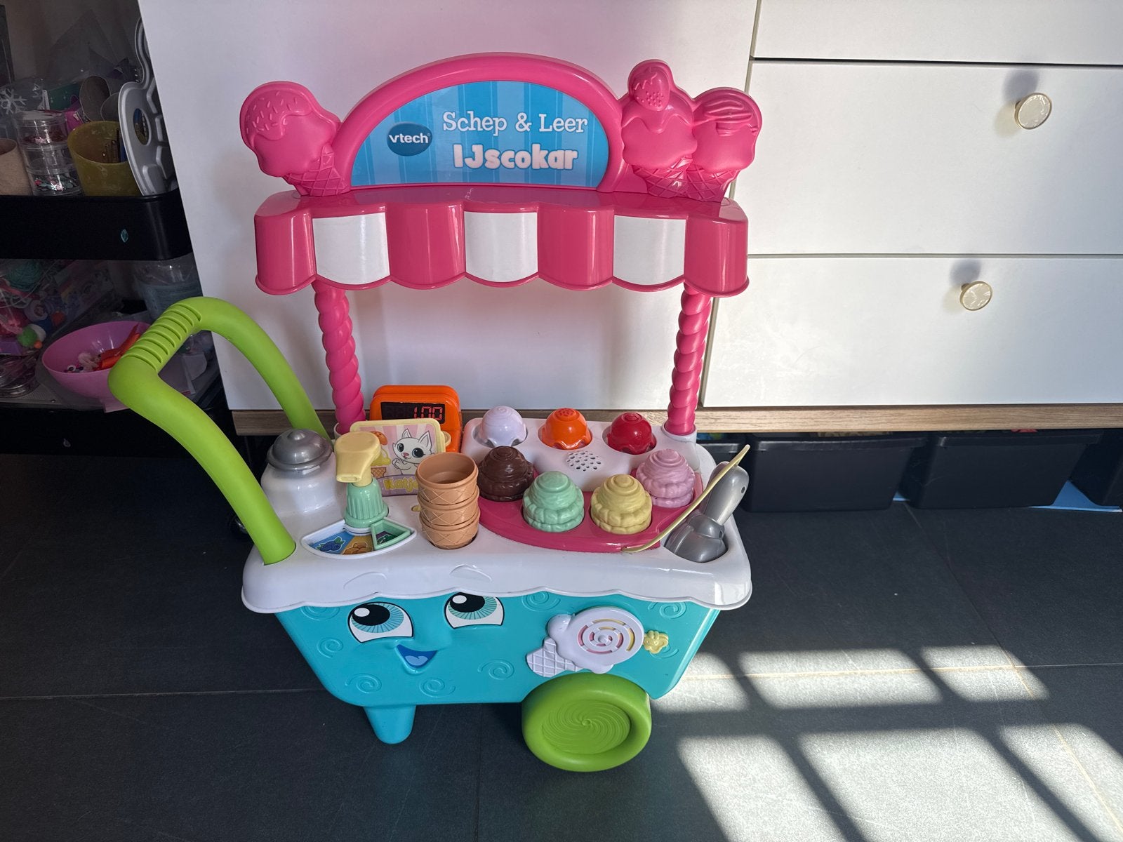 VTech Schep & Leer IJscokar - Interactief Speelgoed, Ophalen, Gebruikt, Ontdekken, Met licht