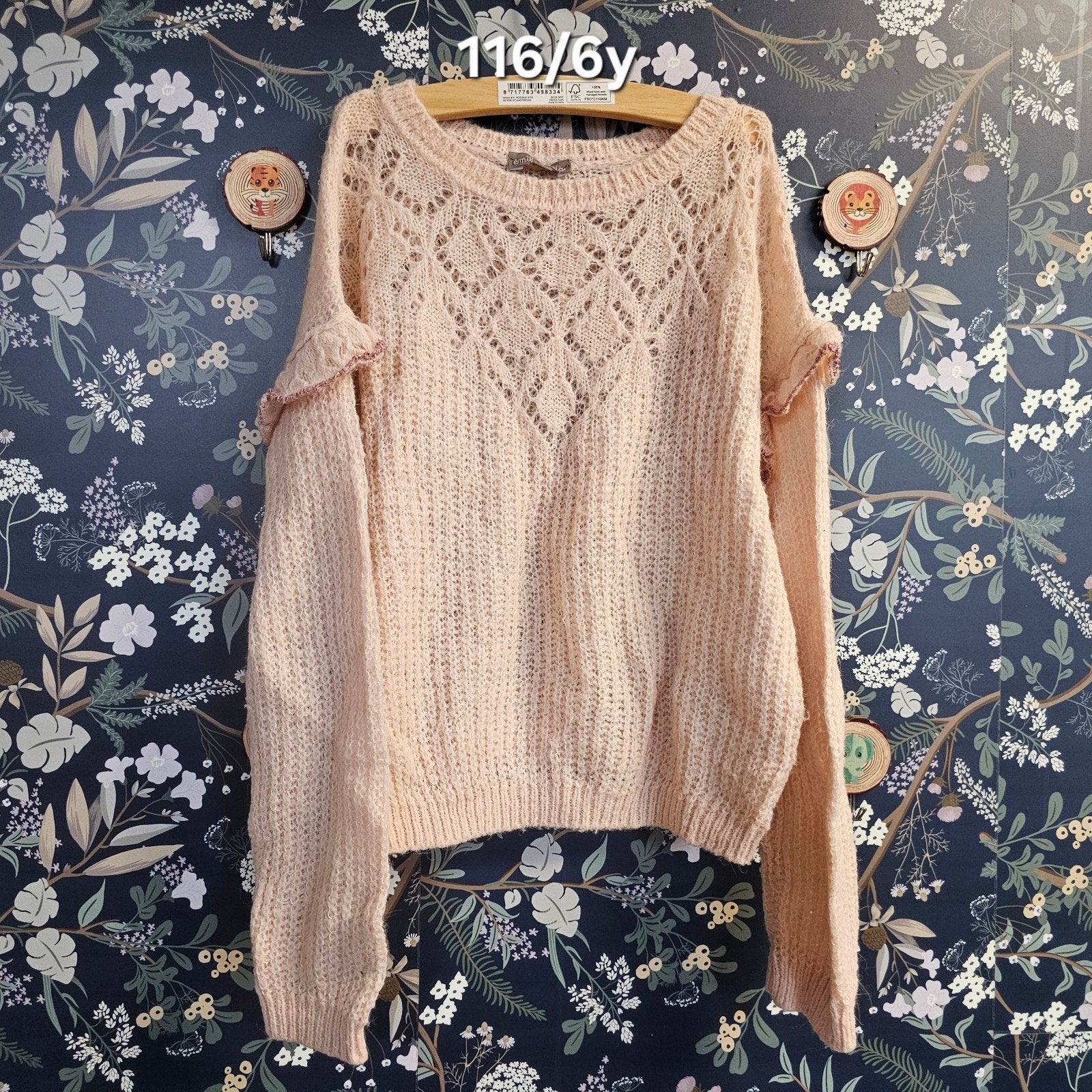 Emile et Ida trui met relaxed fit mouwen - maat 110/116, Gebruikt, Emile et Ida, Meisje, Trui of Vest