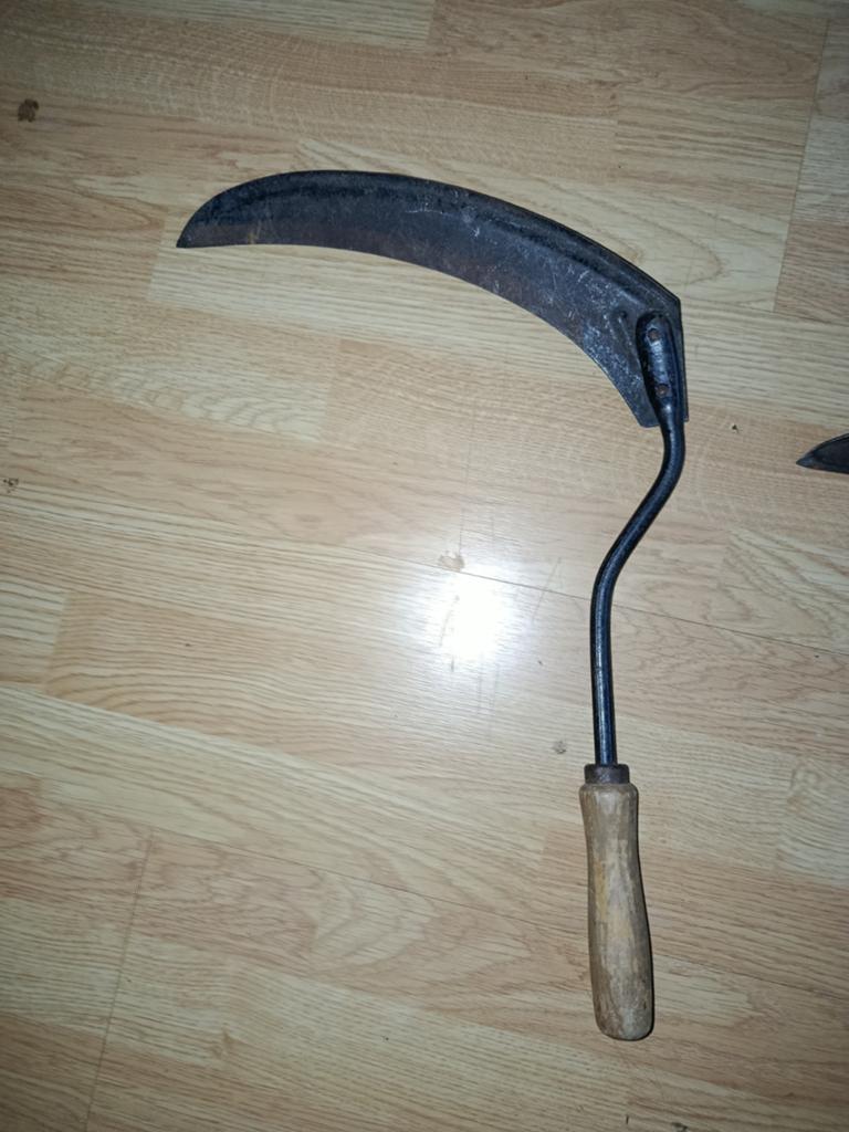 Mooie handzeis met lange steel, Ophalen of Verzenden