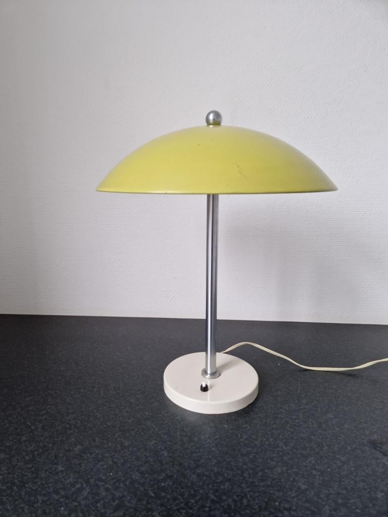 Vintage Gispen tafellamp model 5015 bureau dressoir lamp, Ophalen of Verzenden, Zo goed als nieuw, Minder dan 50 cm