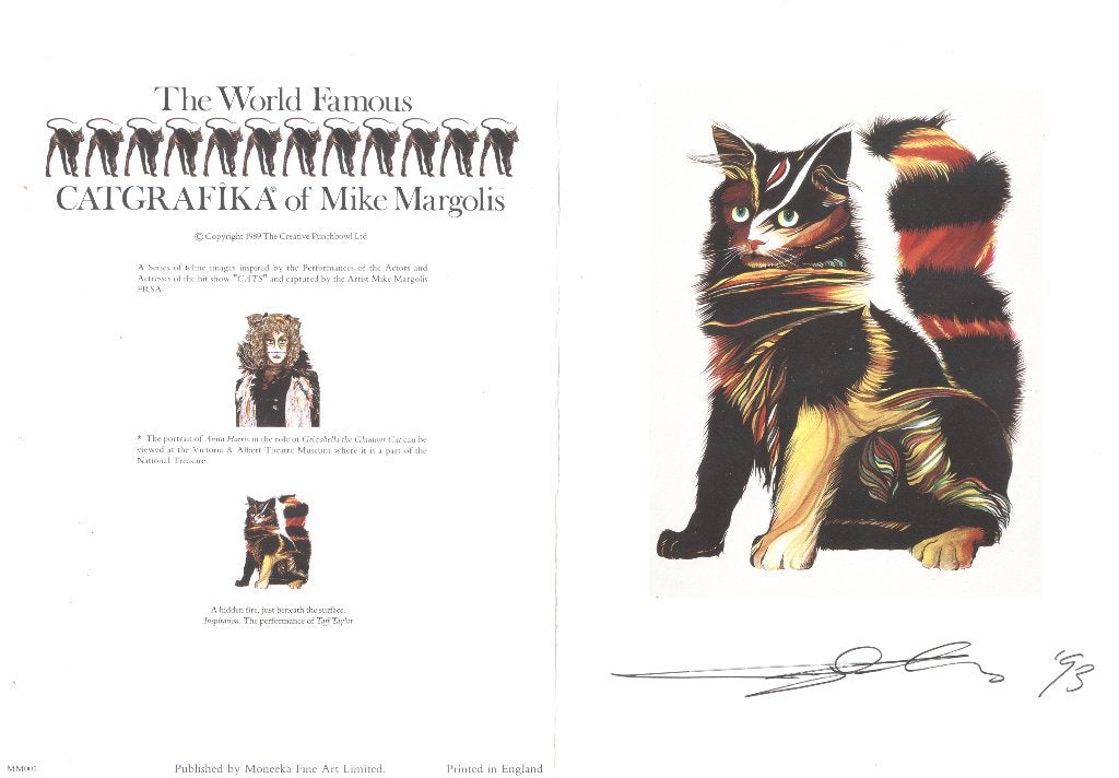 Verzamelbare The Cats Musical-memorabilia kaarten, Ophalen of Verzenden, 1980 tot heden, Ongelopen, Sterren en Beroemdheden