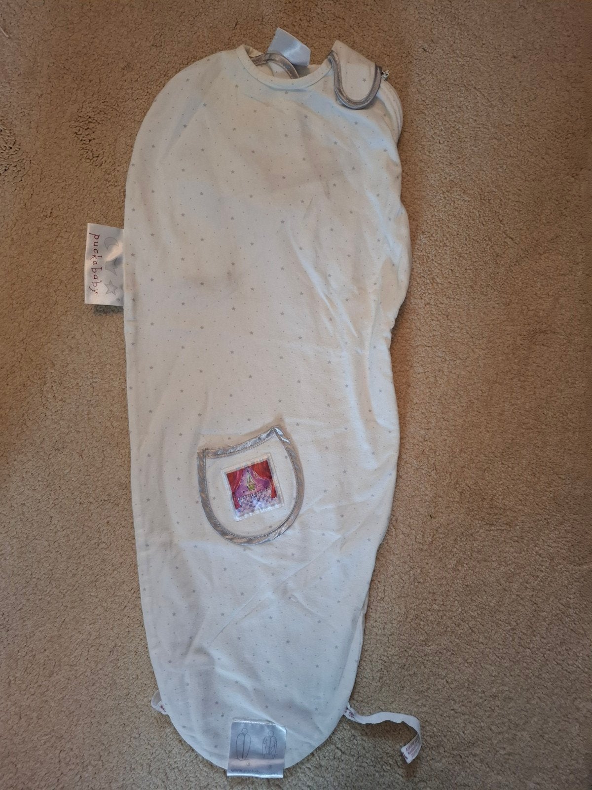 puckababy piep inbakerzak, Kinderen en Baby's, Dekens, Slaapzakjes en Inbakerproducten, Ophalen, Gebruikt, Wit, Puckababy