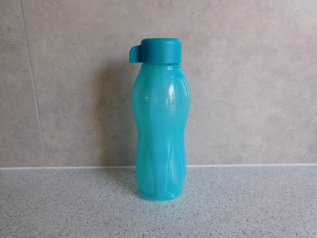Tupperware Ecofles Turquoise - 310 ml, Blauw, Ophalen of Verzenden, Drinkfles, 310 ml