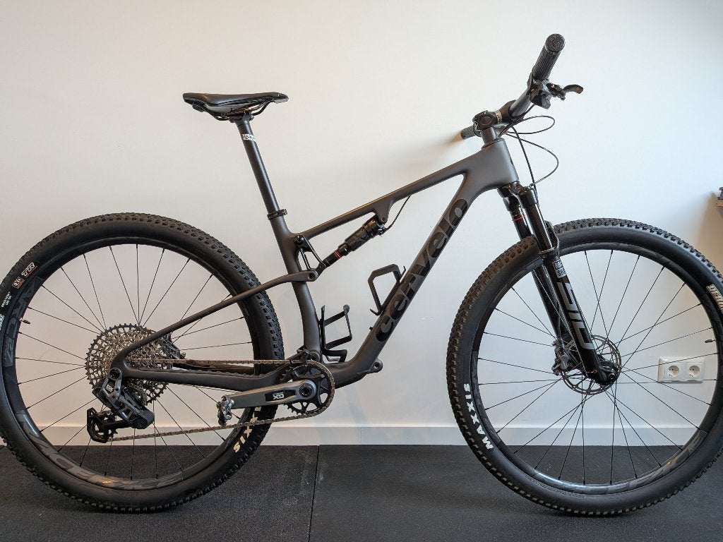 Cervelo ZFS-5 GX AXS T-Type fully MTB zwart - maat M, Zo goed als nieuw, Schijfrem, 53 tot 57 cm, Ophalen