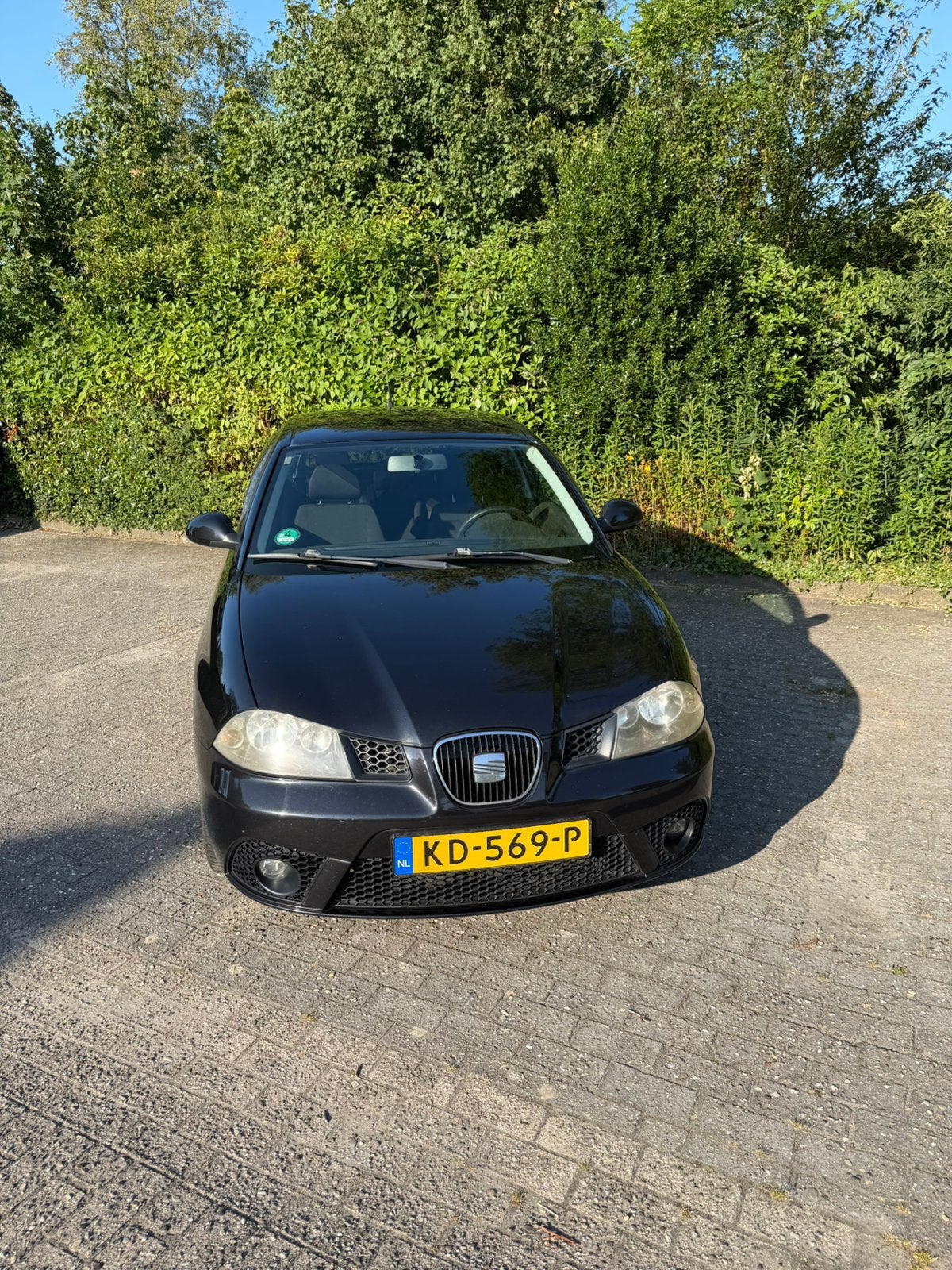 Seat Ibiza 1.4 16V 63KW 3DRS 2007 Zwart, Auto's, Seat, Voorwielaandrijving, 15 km/l, 40 €/maand, 4 cilinders