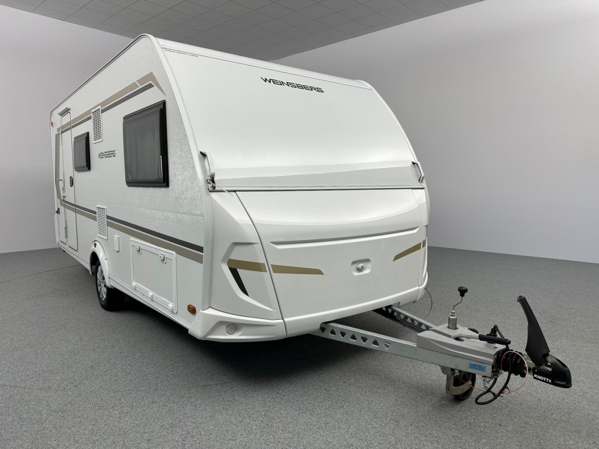 Weinsberg CaraOne 480 QDK Stapelbed Mover, Overige merken, Hordeur, Bedrijf, Treinzit