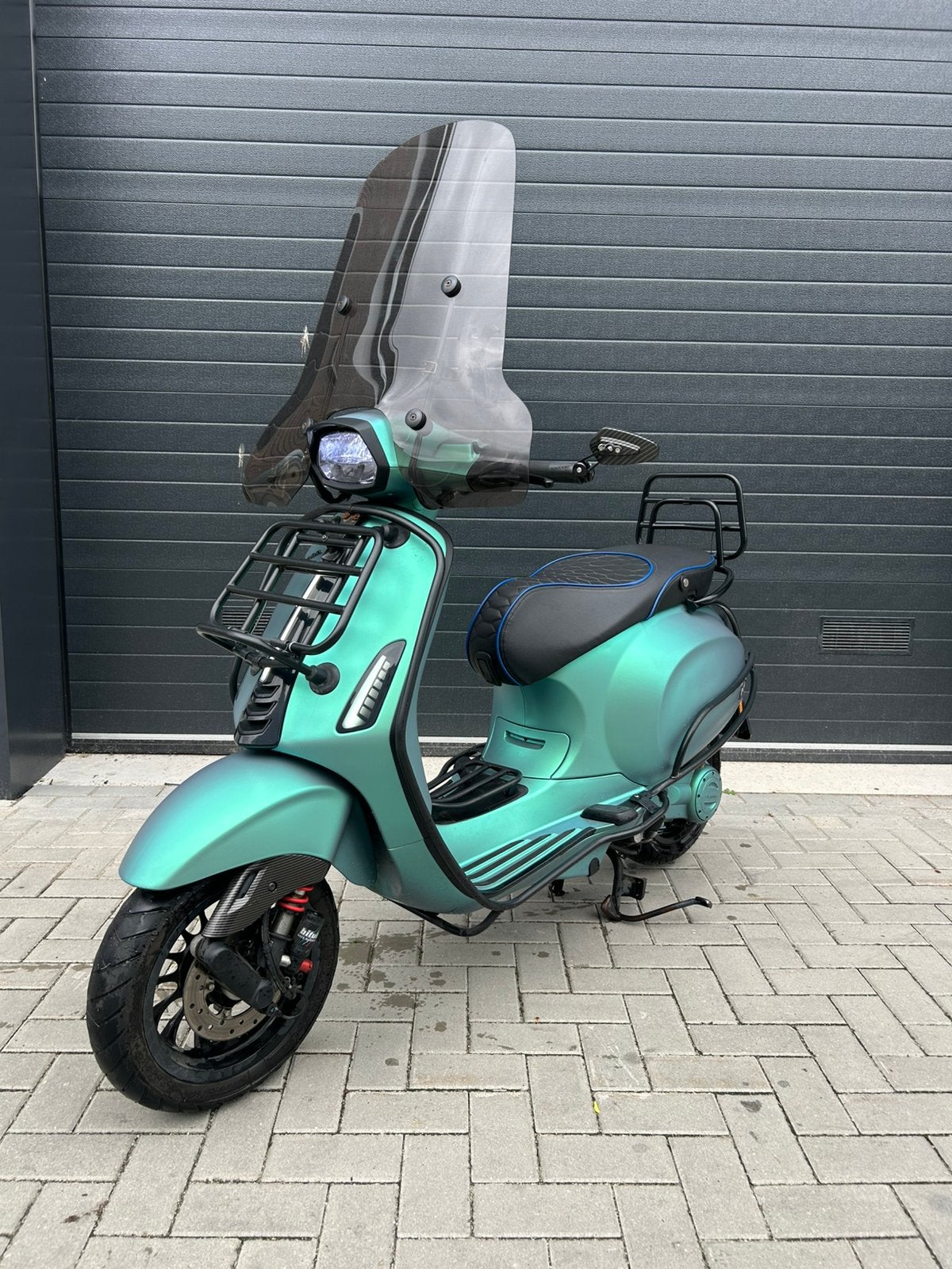 Vespa Sprint Full Option | Custom | Brom | Carbon, Fietsen en Brommers, Scooters | Vespa, Overige modellen, Maximaal 45 km/u, Nieuw