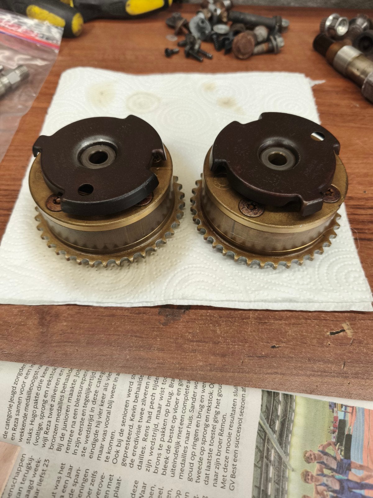 setje nokkenas versteller BMW N52 N52B25 vanos N52B25A, Ophalen, Nieuw, BMW