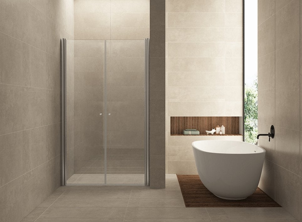 Dubbele pendeldeur in nis 80200 cm – 6 mm NANO glas, Doe-het-zelf en Verbouw, Sanitair, Ophalen, Nieuw, Glas, Douche
