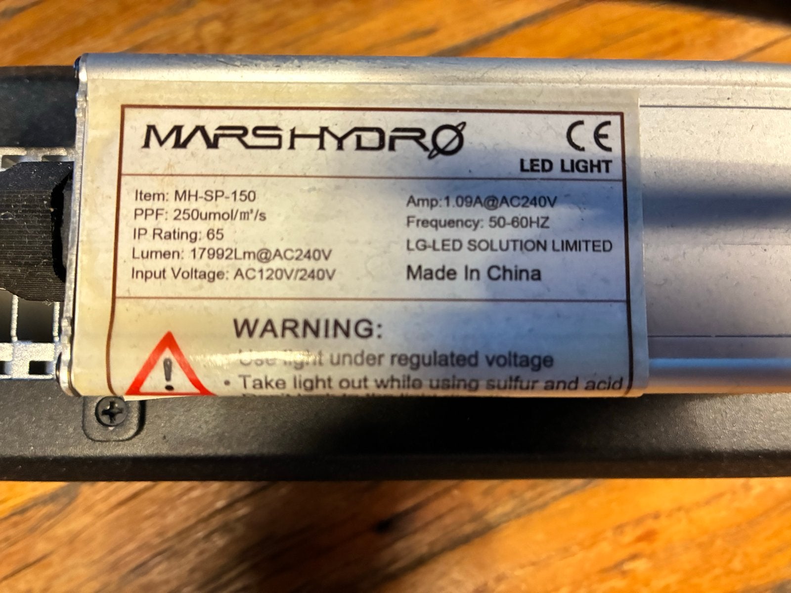 Mars Hydro MH-SP-150 LED Kweeklamp - Zo goed als nieuw, Ophalen, Zo goed als nieuw, Kweeklamp